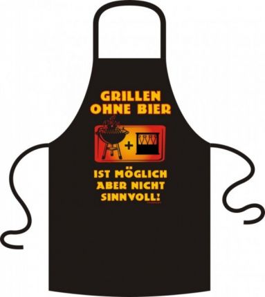 Grillschrze - Grillen ohne Bier