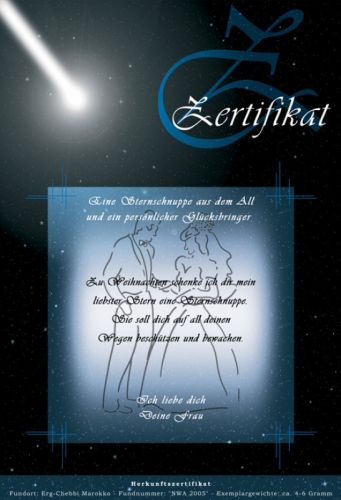 Sternschnuppe Hochzeit
