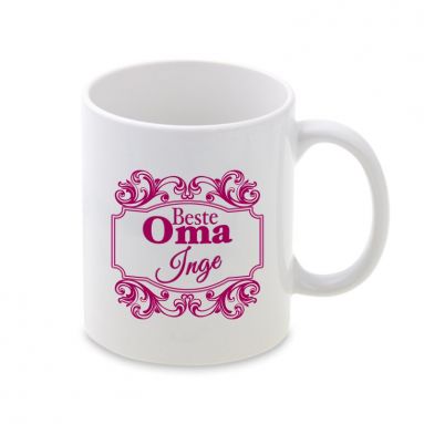 Tasse mit Ornament - Beste Oma