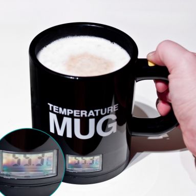 Tasse mit Temperaturanzeige