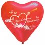 Herzluftballons Valentinstag