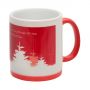 Weihnachtstasse - Winterlandschaft mit Personalisierung