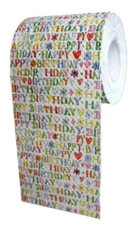 Klopapier Geburtstag Scherzartikel Papier WC Toilettenpapier Happy Birthday 30 