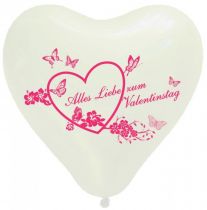 Herzluftballons Valentinstag