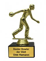 Pokal Bowler mit Wunschgravur