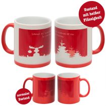 Weihnachtstasse - Winterlandschaft mit Personalisierung